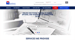 Desktop Screenshot of morrisonsecurities.com